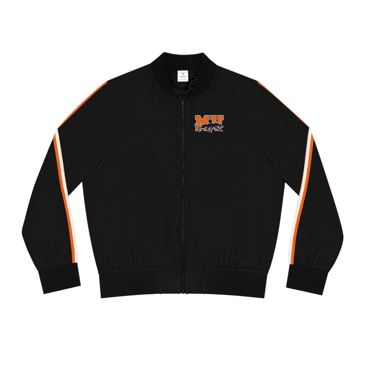 Women's Bomber Jacket | Stripes with Last Name