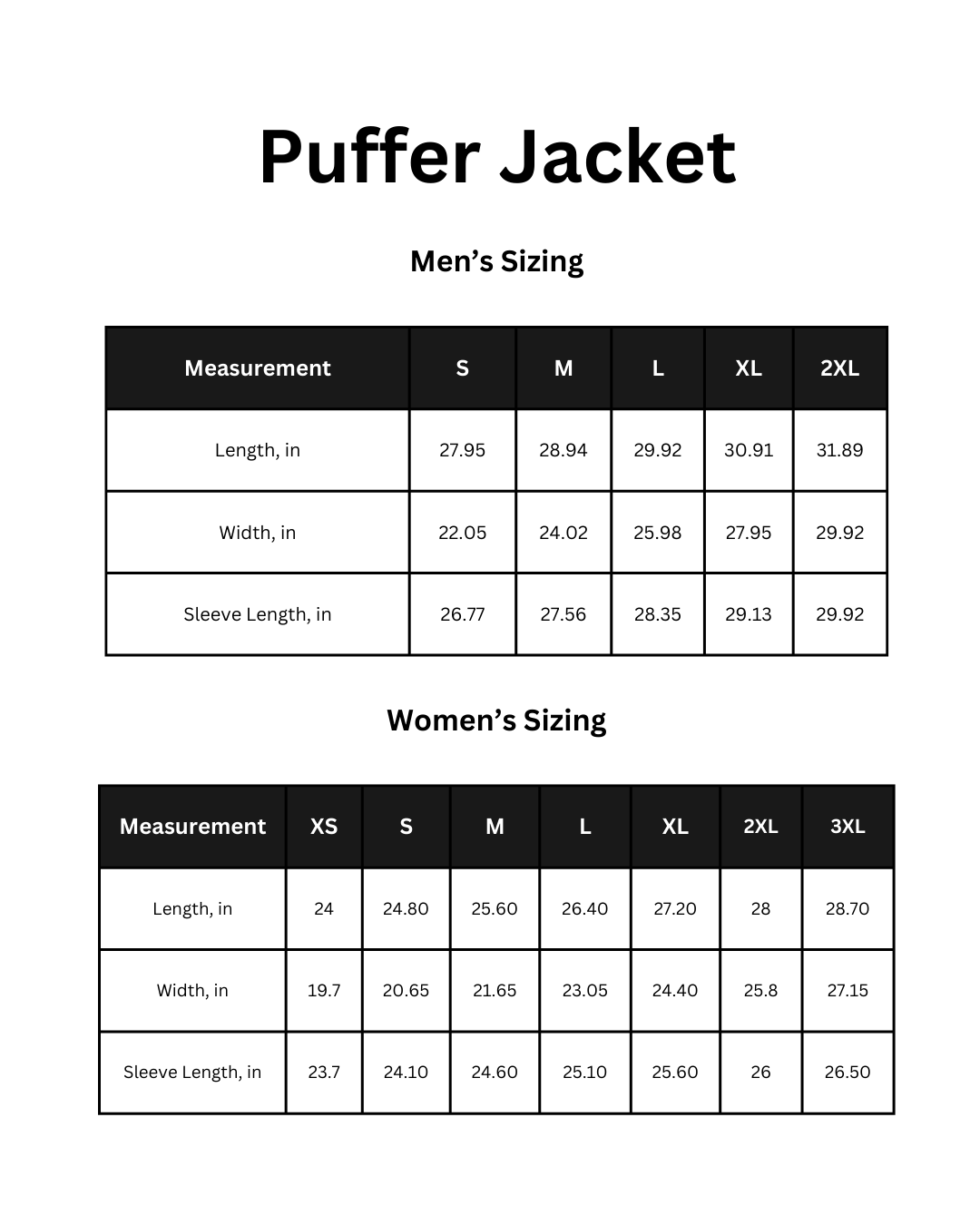 Women’s Puffer Jacket | Medina Valley Middle School