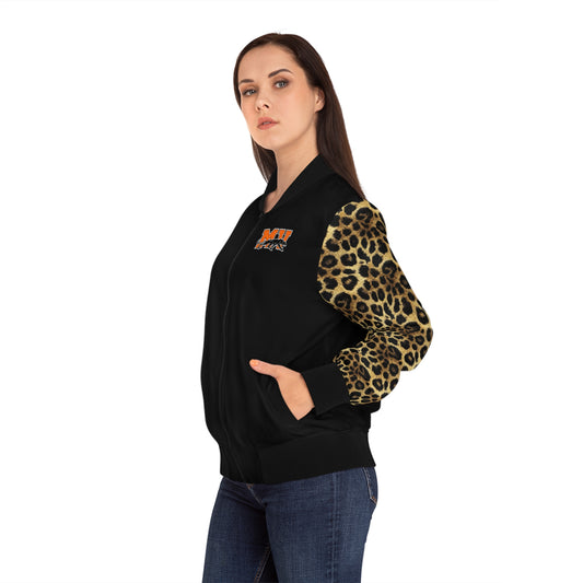 Women's Bomber Jacket | Cheopard is My Favorite Color