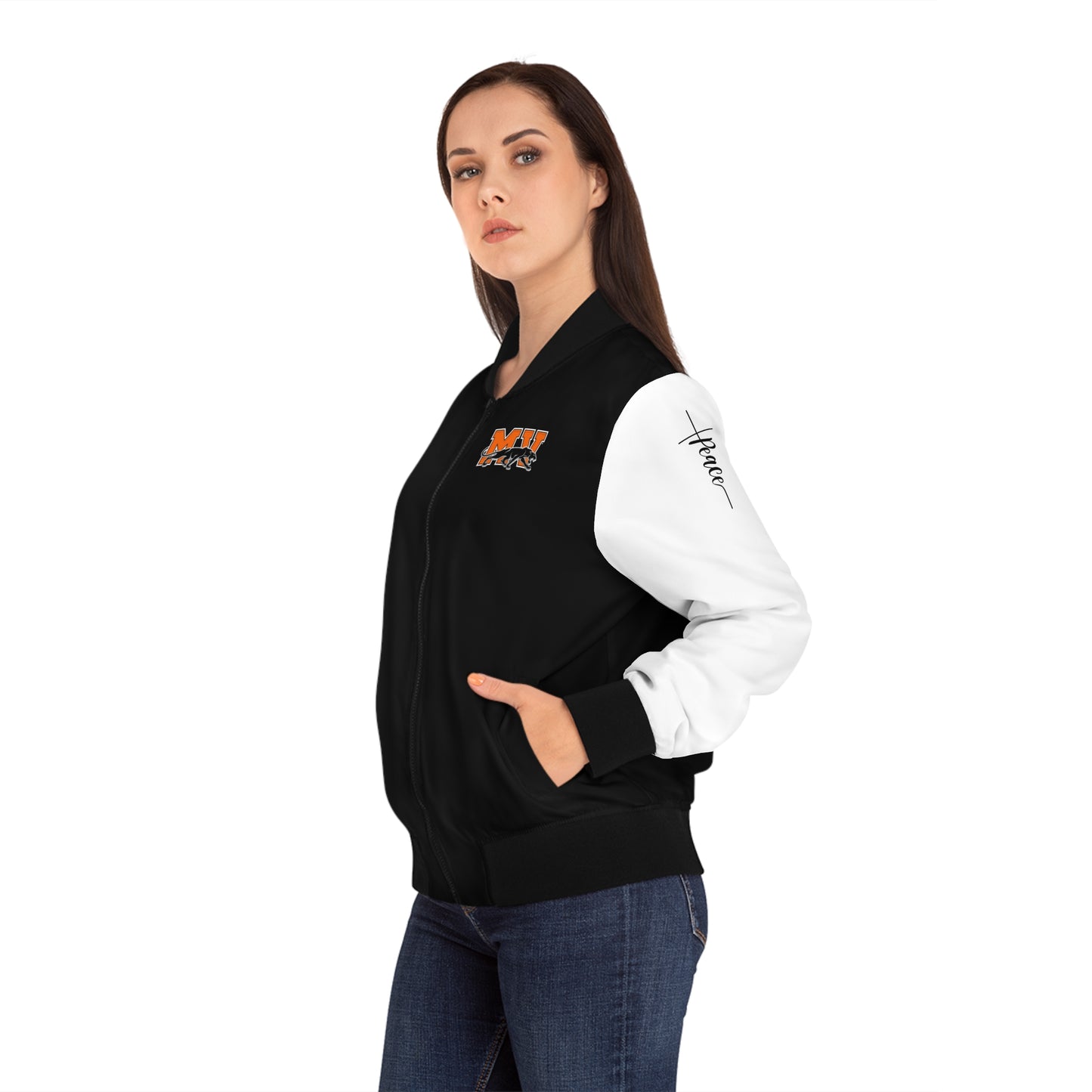 Women's Bomber Jacket | John 14:27