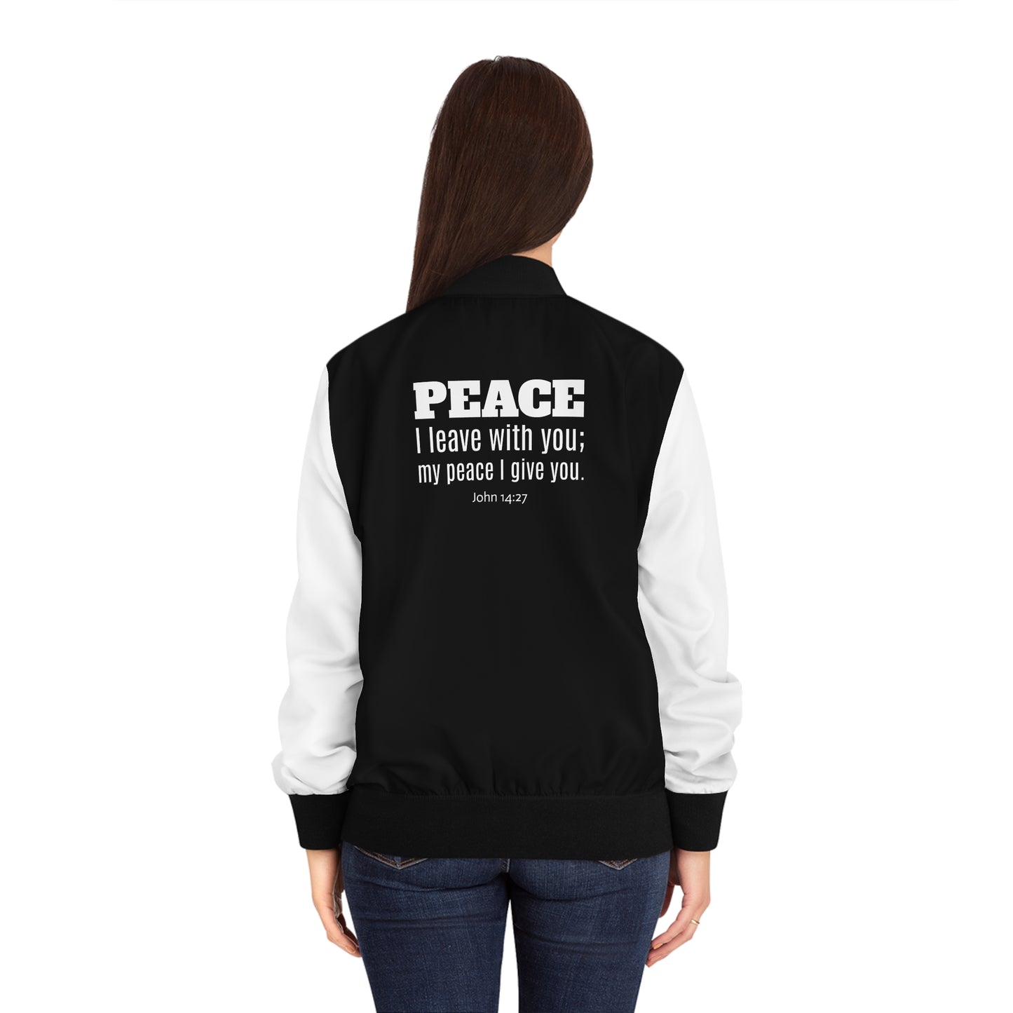 Women's Bomber Jacket | John 14:27